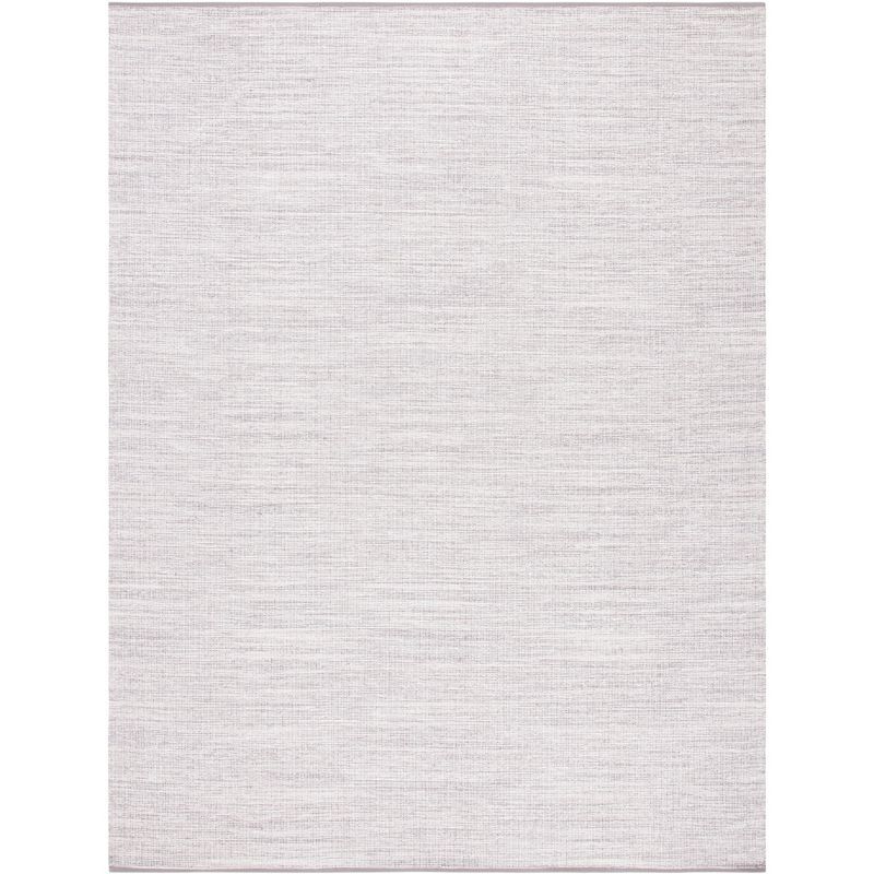 Coastal Breeze Silver Cotton 8' x 10' Handwoven Area Rug