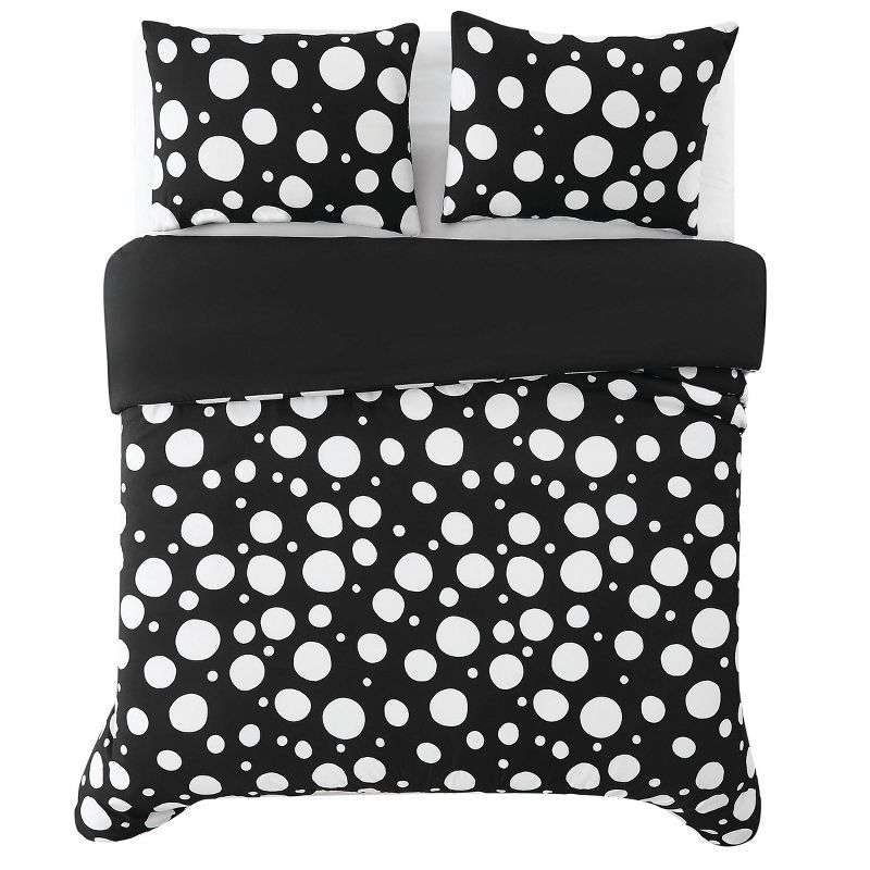 Sophia Dot Black and White Twin/Twin XL Duvet Cover Set