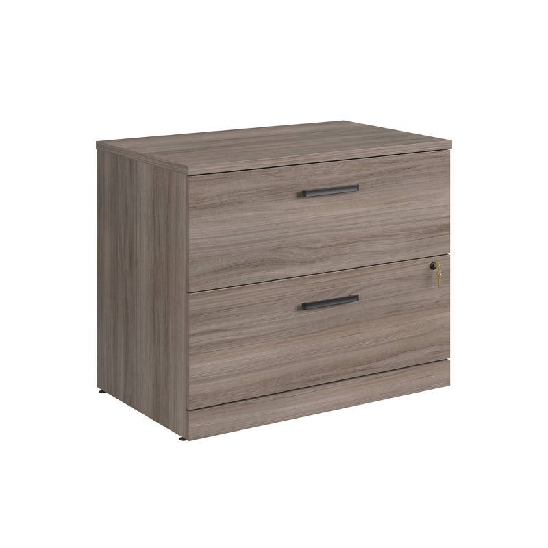 Hudson Elm 2-Drawer Lockable Lateral File Cabinet