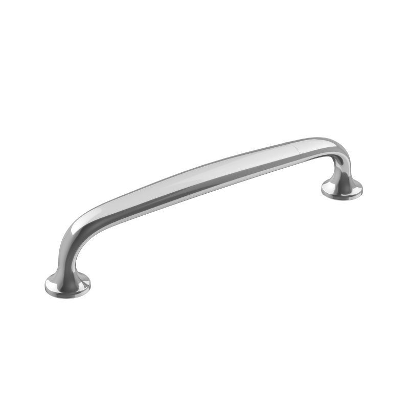 Polished Chrome Traditional Cabinet Bar Pull with Mounting Hardware