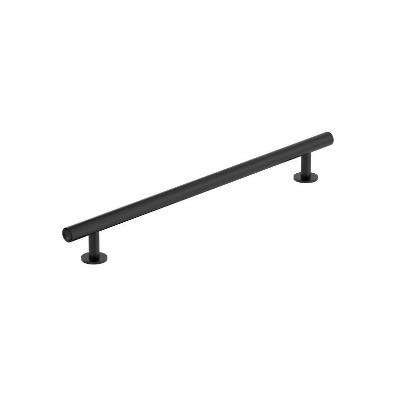 Matte Black 8-13/16" Modern Industrial Bar Pull