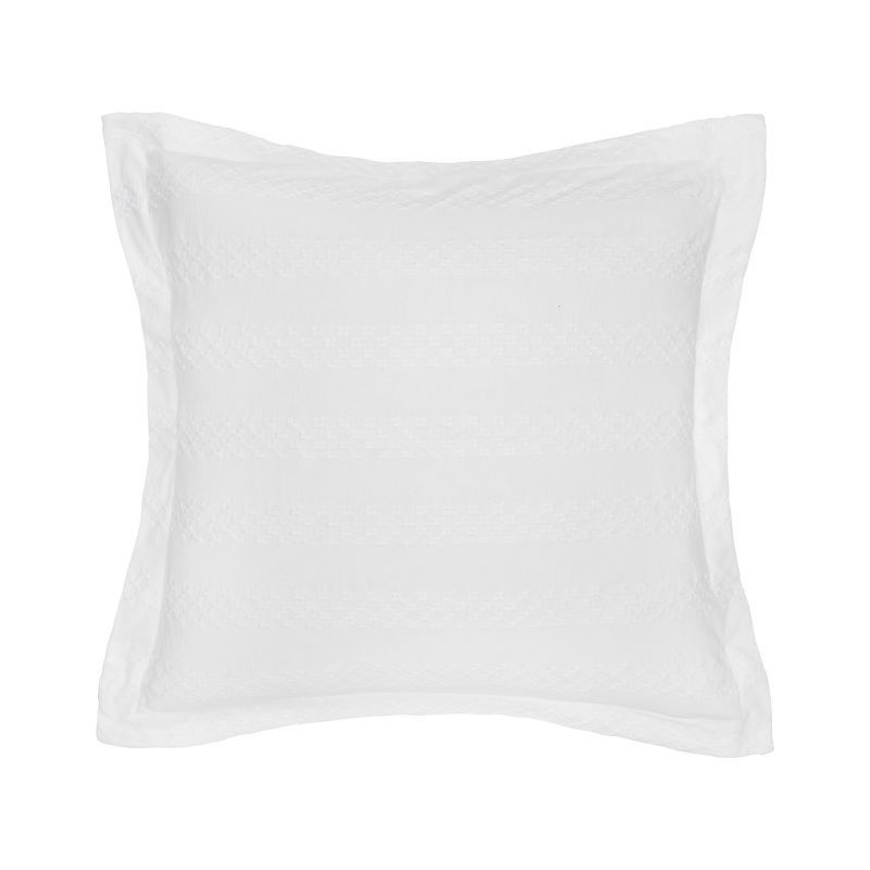 Keller White Cotton Euro Sham 26" x 26"