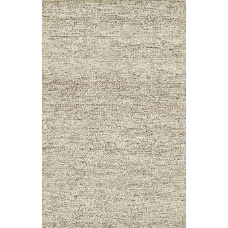 Natural Hand-Tufted Wool Rectangular 8' x 10' Area Rug