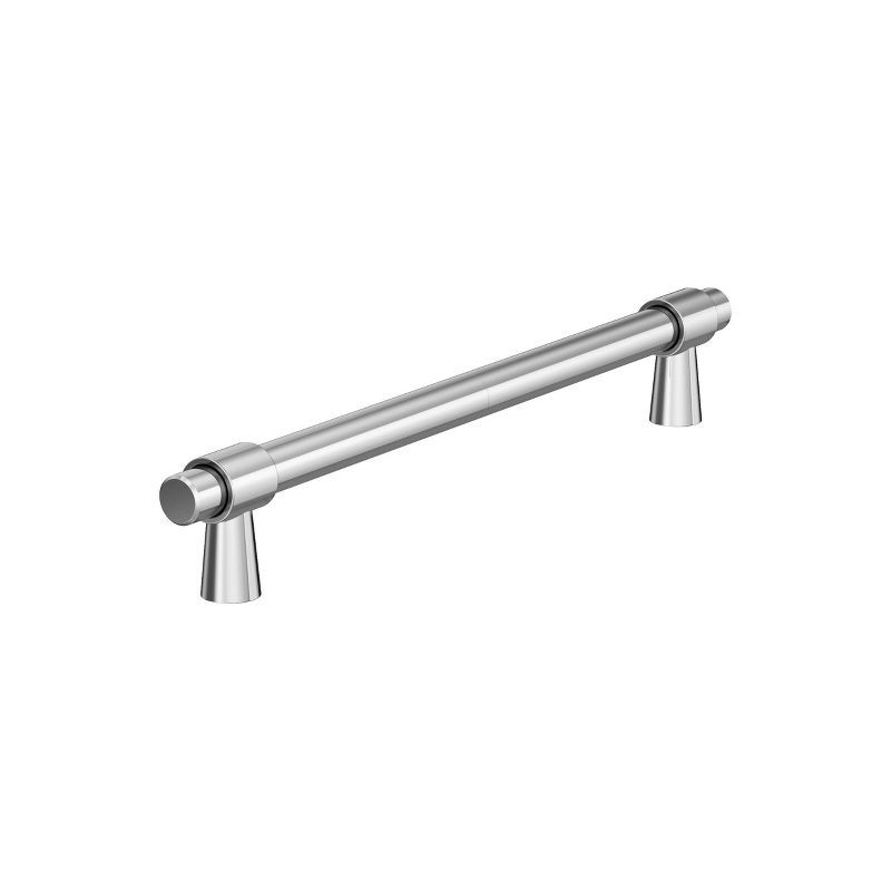 Polished Chrome 14-Inch Modern Appliance Pull with Mounting Hardware