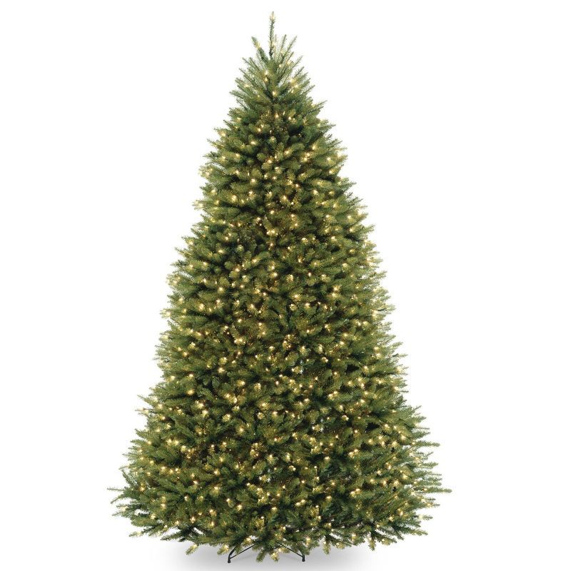 10' Pre-Lit Dunhill Fir Artificial Christmas Tree with Dual Color LED Lights