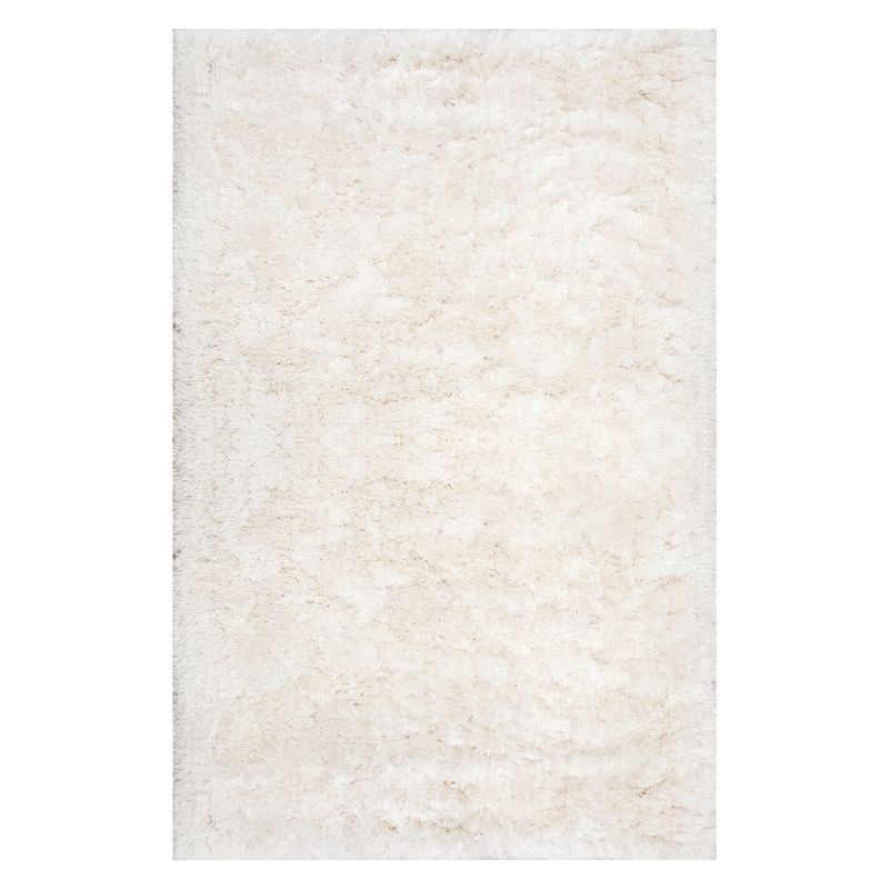 Ivory Bliss Tufted Handmade Shag Rug 4' x 6'