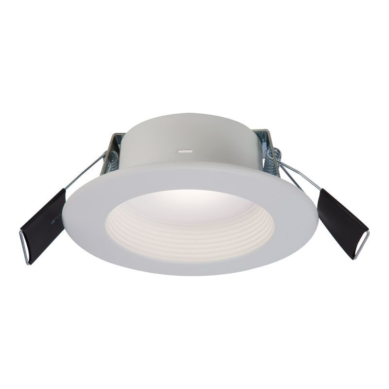 Matte White 4-Inch Aluminum LED Canless Recessed Downlight