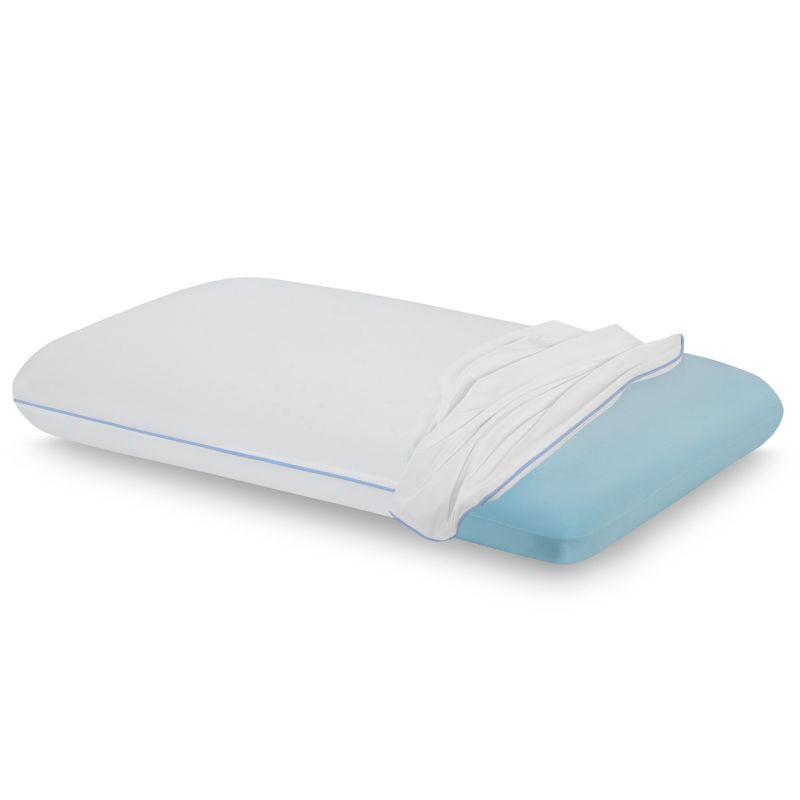 Jumbo Cool Sleep Memory Foam Pillow with Hypoallergenic Cover