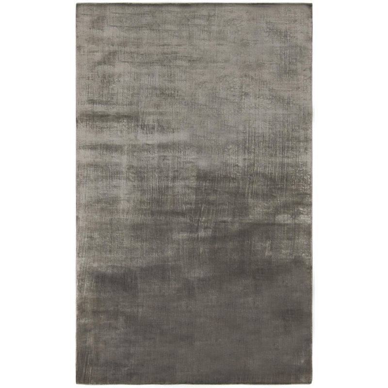 Hand-Knotted Elegance Steel Wool-Viscose Blend 9' x 12' Area Rug