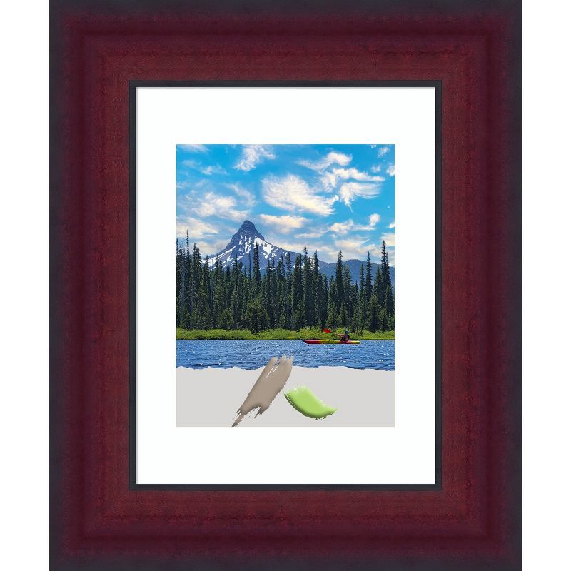 Canterbury Cherry Wood Picture Frame with Black Inner Edge