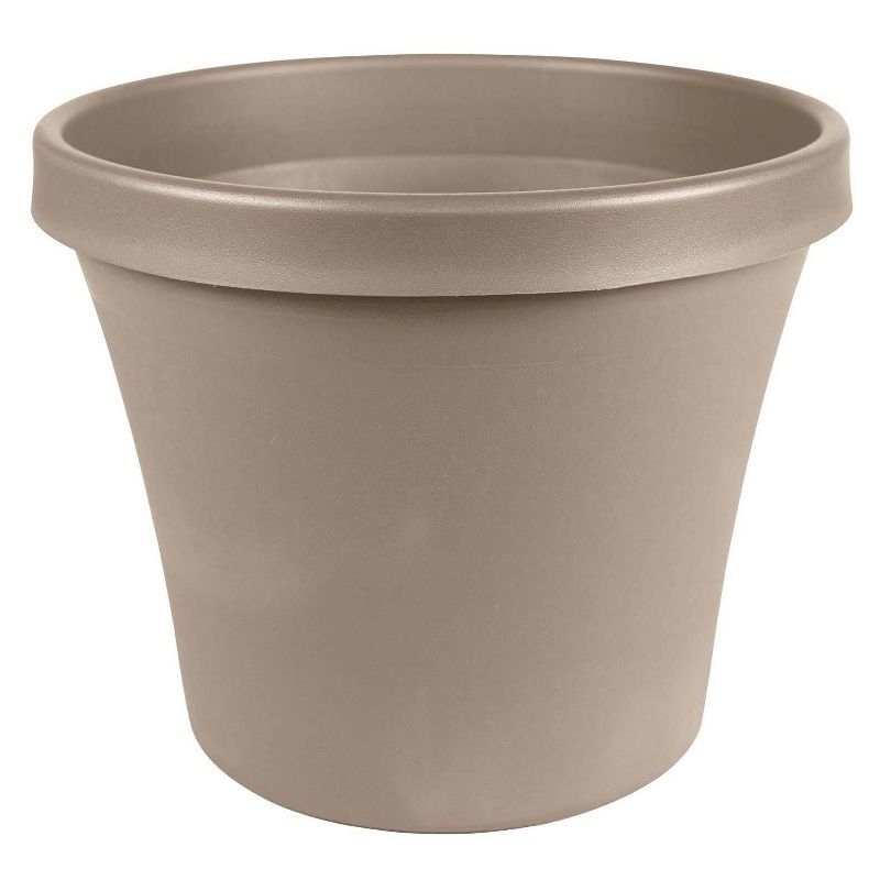 Pebble Stone Tapered Lightweight Polypropylene Planter, 17"