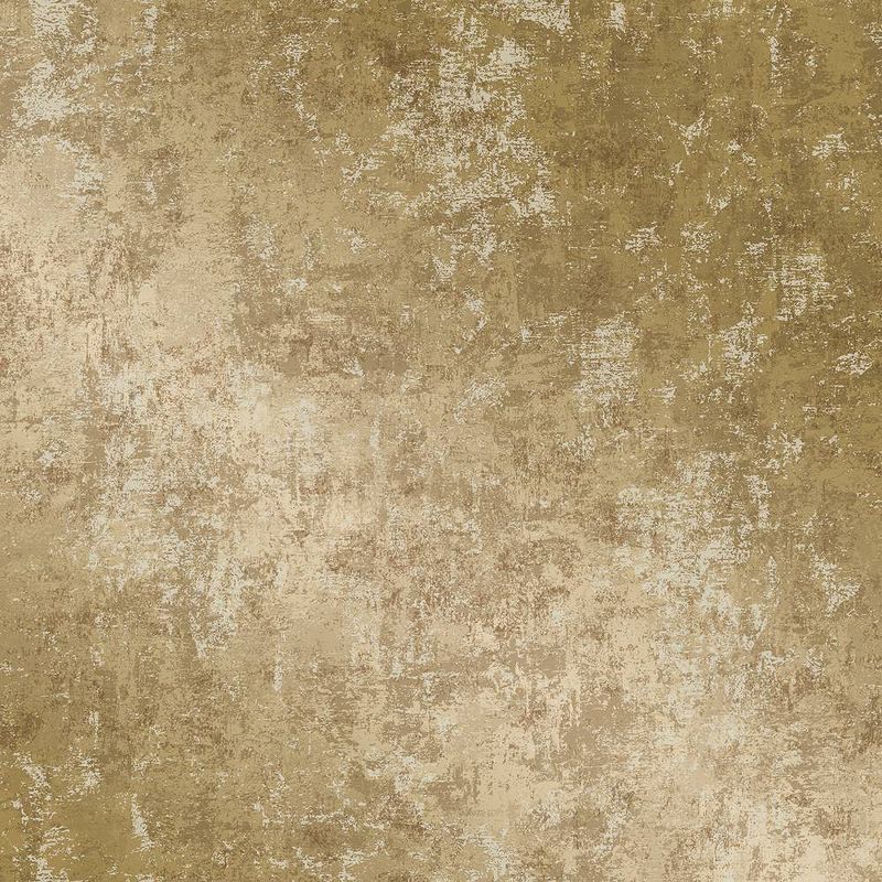 Gold Distressed Leaf Peel and Stick Wallpaper Roll