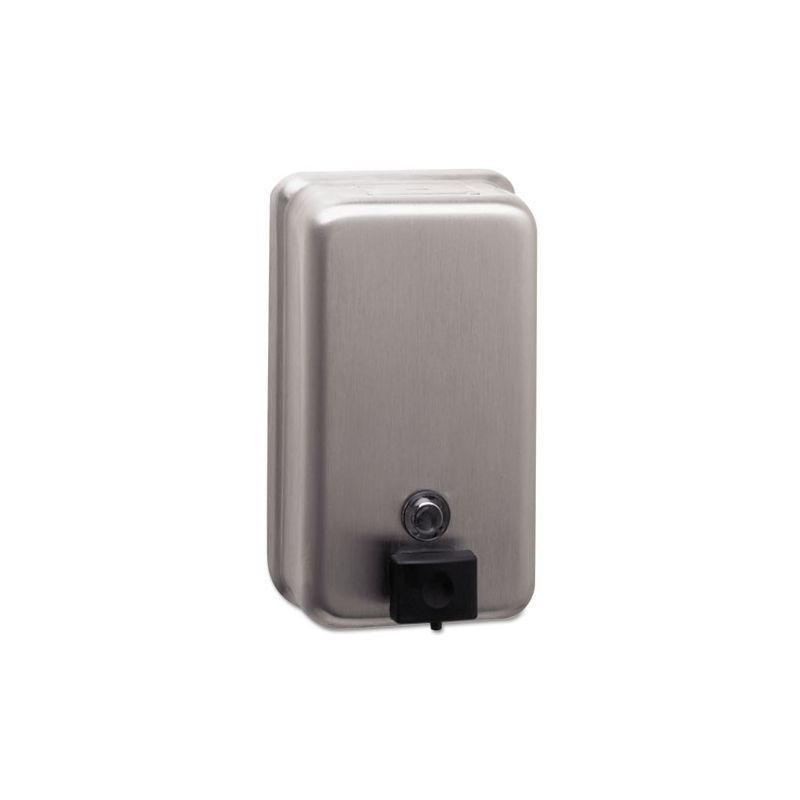 Bobrick ClassicSeries 40 oz Stainless Steel Surface-Mounted Soap Dispenser