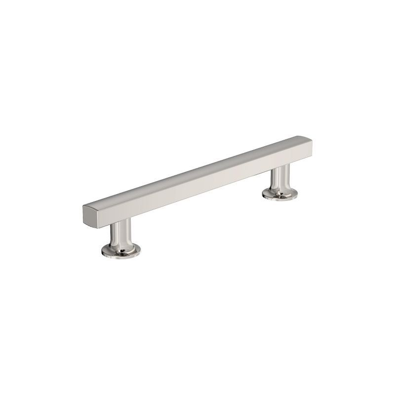 Everett Polished Nickel Cabinet Drawer Pull, 5-1/16 in