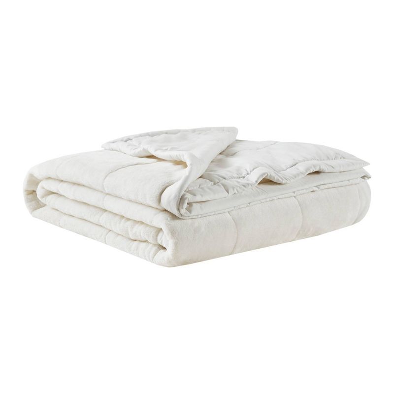 Ivory King-Size Reversible HeiQ Smart Temperature Blanket