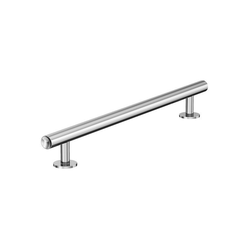 Polished Chrome Modern Appliance Pull with Mounting Hardware