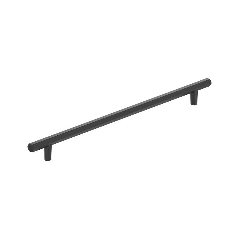 Matte Black 18-Inch Modern Industrial Bar Pull