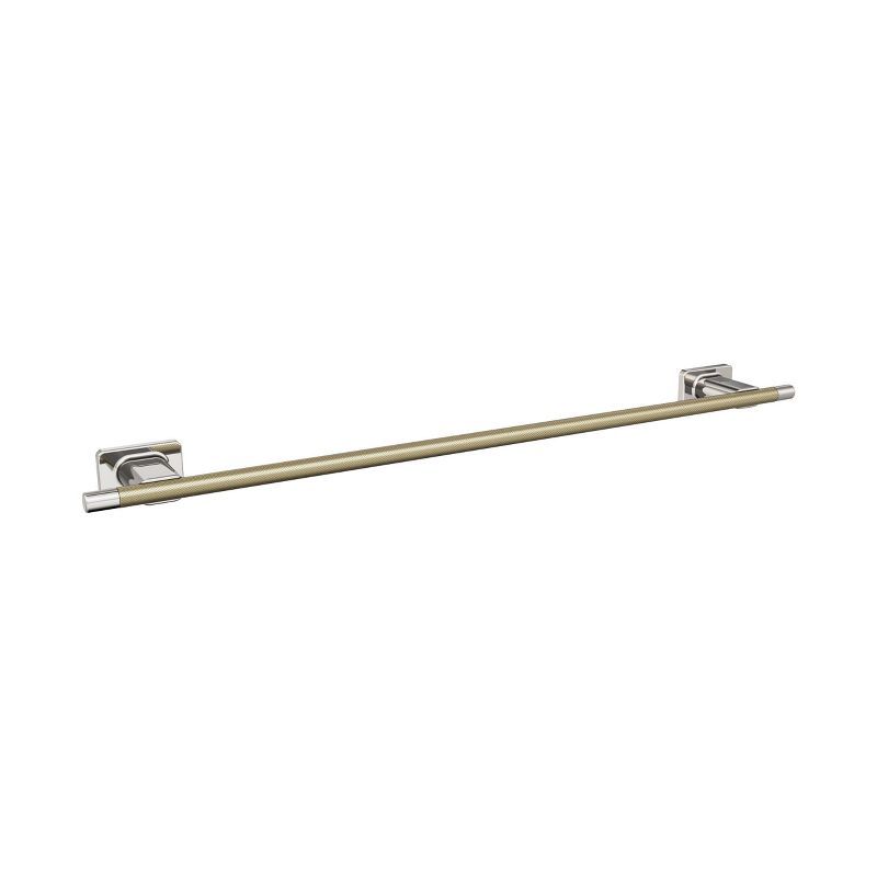 24 Inch Polished Nickel Golden Champagne Wall Mounted Towel Bar