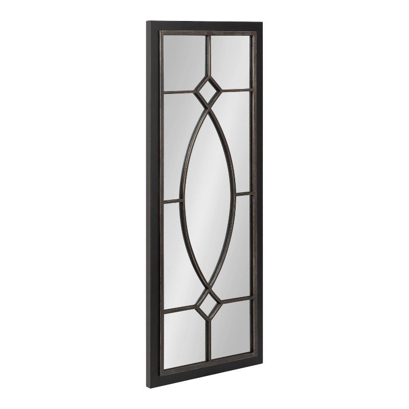 Bakersfield Black Full Length Rectangular Wood Wall Mirror