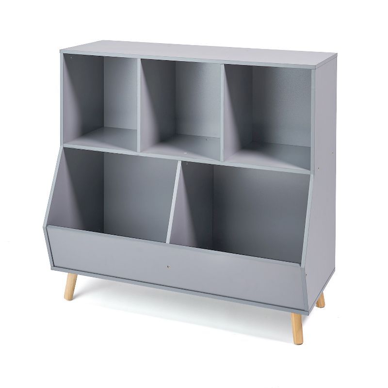 5-Bin Storage Cubby With Feet