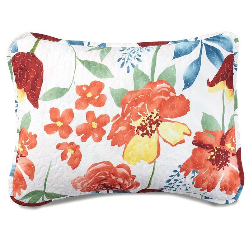 Floral Garden Delight Standard Polyester Sham