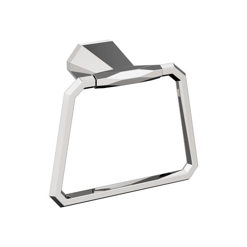 St. Vincent Chrome 5-1/2 Inch Wall Mounted Towel Ring