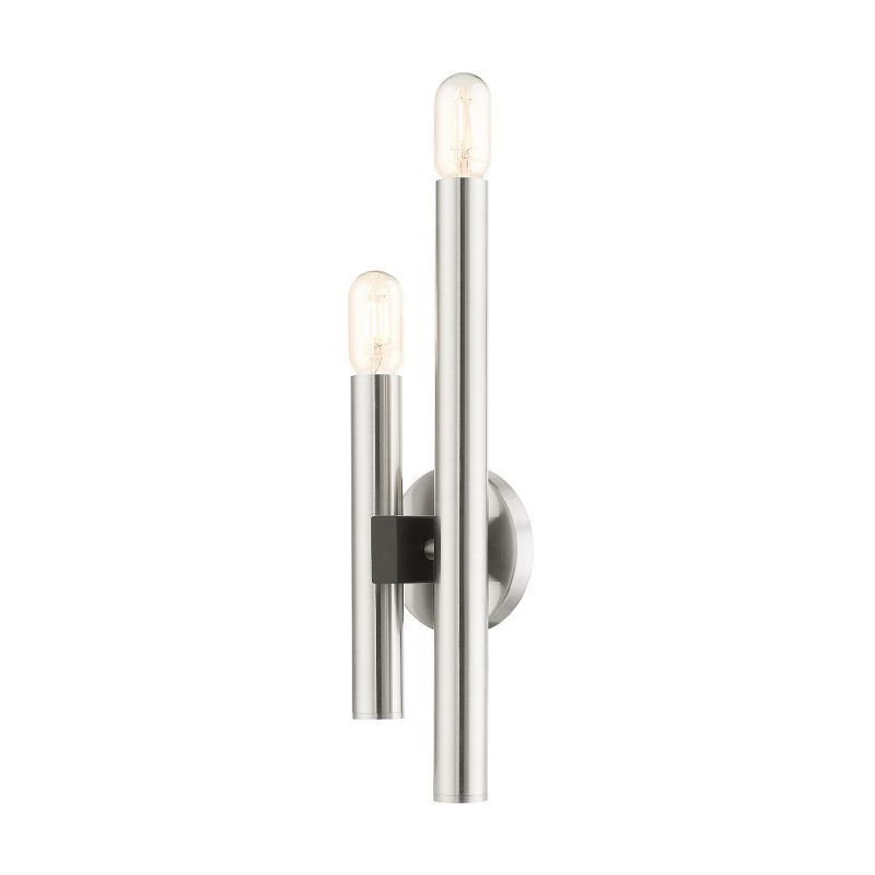 Helsinki Brushed Nickel Linear Wall Sconce