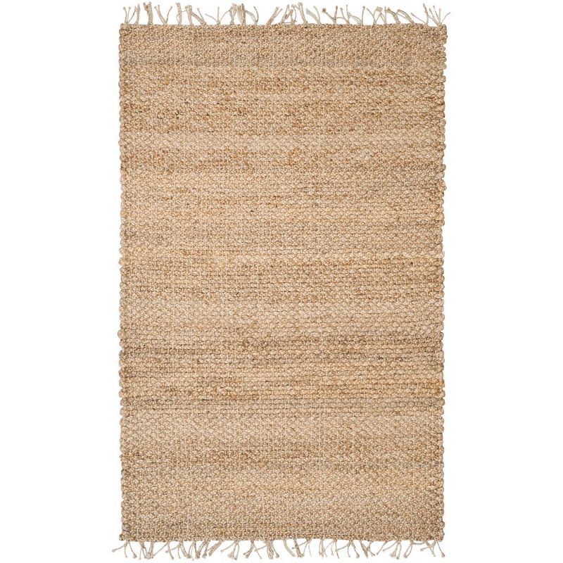 Handmade Natural Jute Tufted Non-slip Rug, 6 x 9 ft