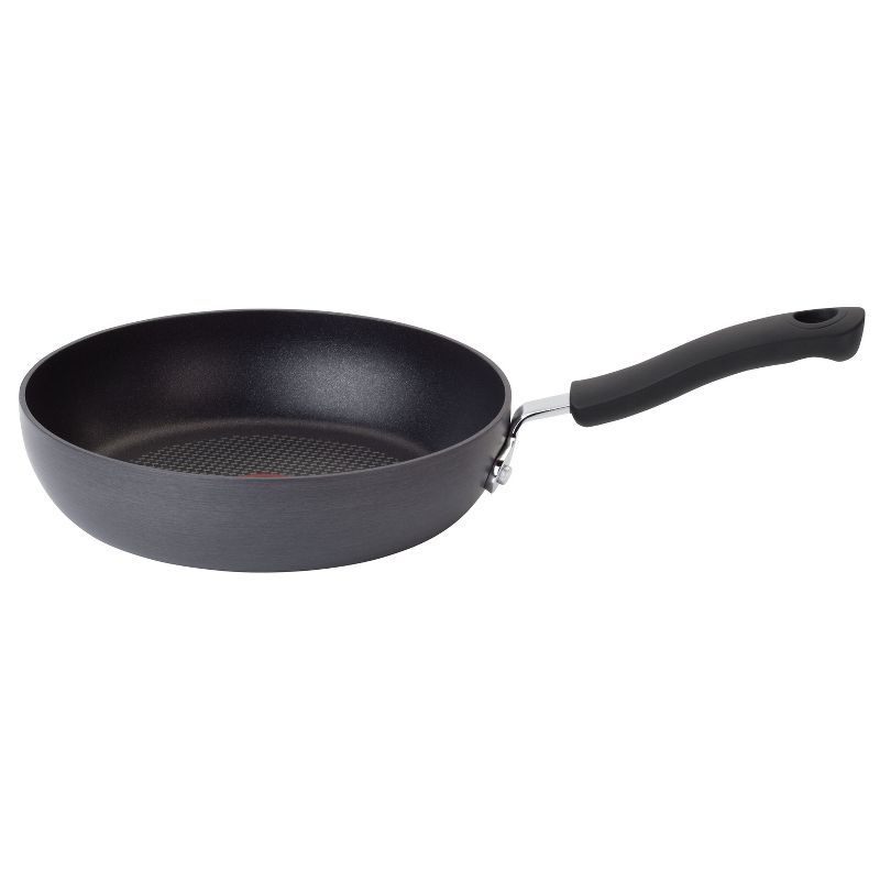 12-Inch Gray Aluminum Nonstick Fry Pan with Lid