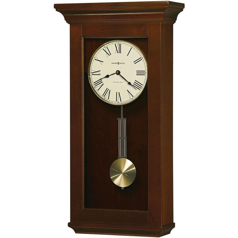 Cherry Bordeaux Traditional Wood Pendulum Wall Clock