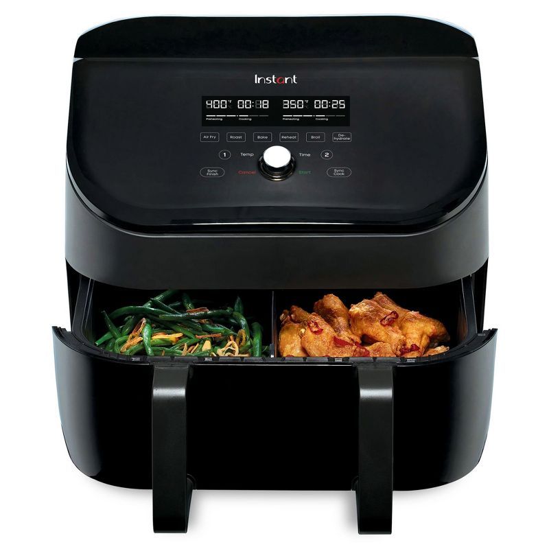 Cinnamon Dual Basket Electric Air Fryer with VersaZone Technology