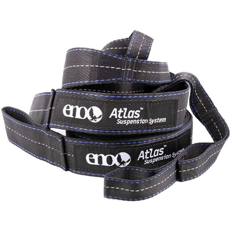 Atlas Black and Royal Hammock Suspension Straps with Storage Bag