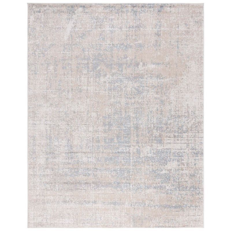 Black and Beige 8' x 10' Hand-knotted Reversible Area Rug