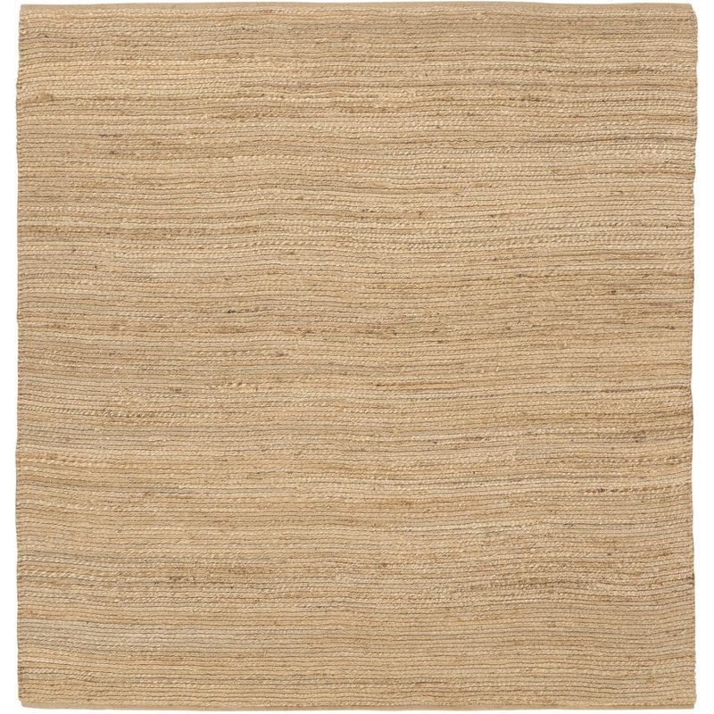 Natural Jute Flatwoven Square 8' x 8' Area Rug