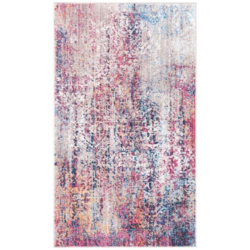 Bristol Multicolor Synthetic 3' x 5' Area Rug