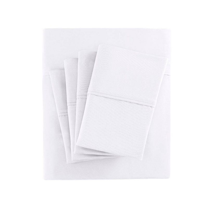 Split King White Cotton Blend 800 Thread Count Sheet Set