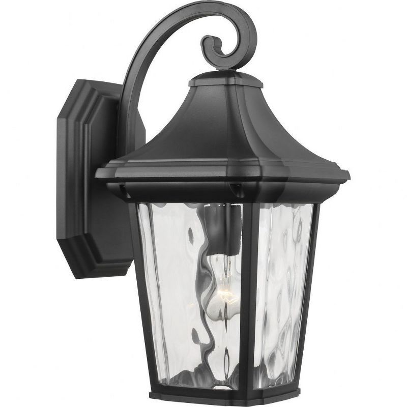 Marquette 19" Black Resin Outdoor Wall Lantern