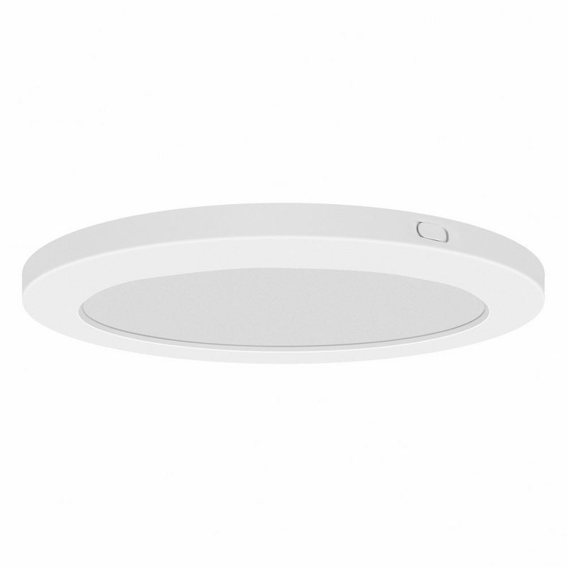 ModPLUS White Acrylic 9" LED Flush Mount Light