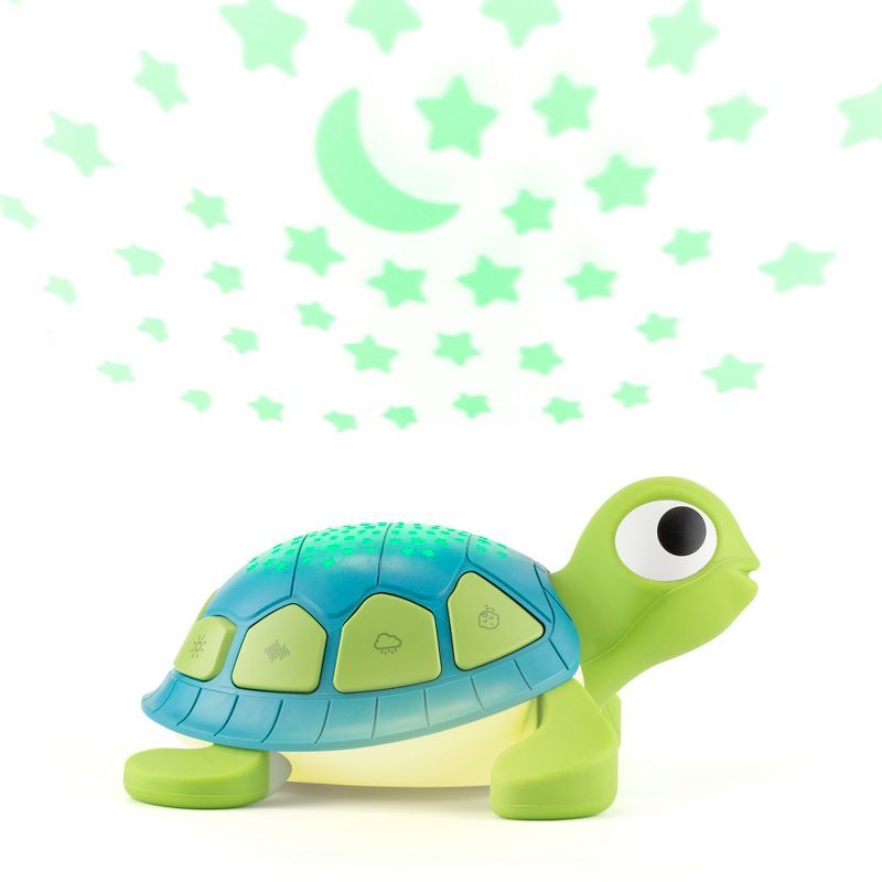 Green Turtle White Noise Machine with Star Projector