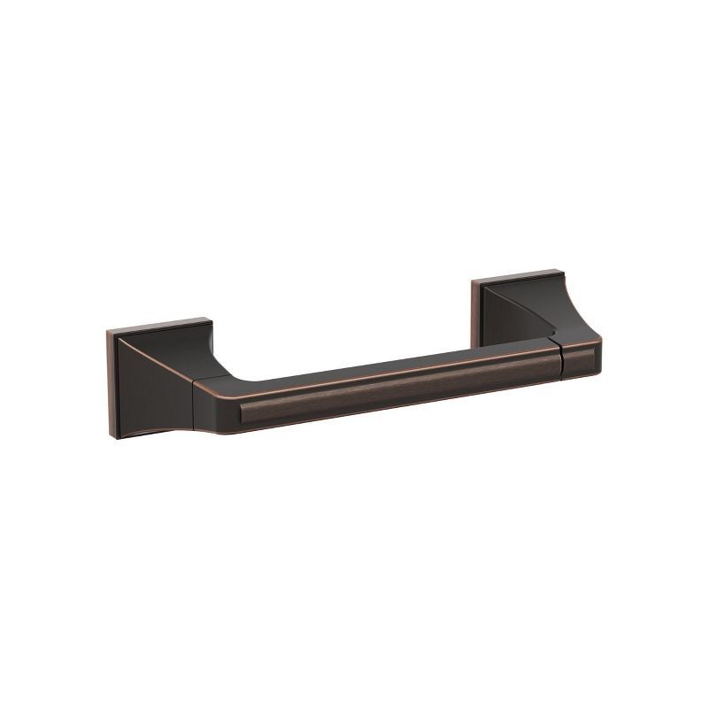 Oil-Rubbed Bronze Pivoting Double Post Toilet Paper Holder