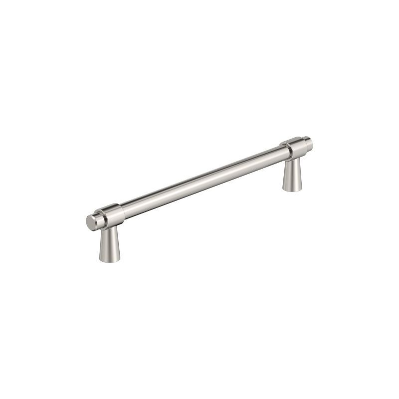 Polished Nickel Modern Industrial Cabinet Bar Pull