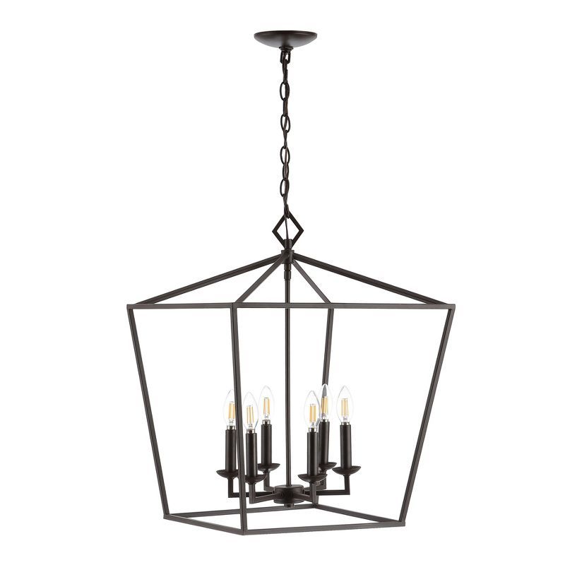 Classic 6-Light Oil-Rubbed Bronze Pendant LED Fixture