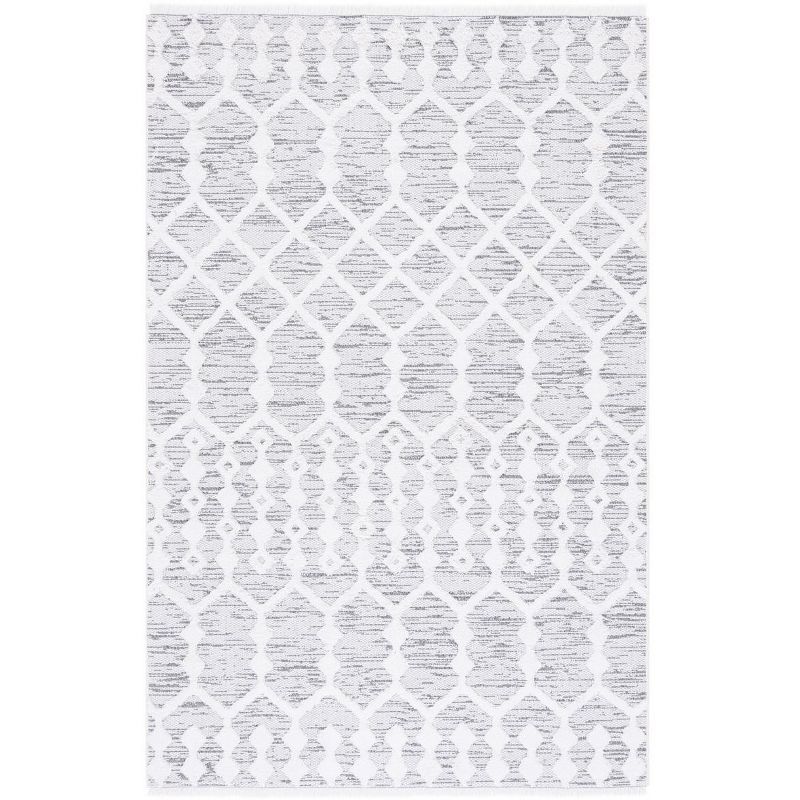 Augustine Taupe/Ivory Flat Woven Synthetic 8' x 10' Area Rug