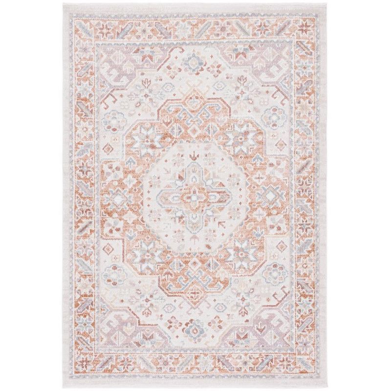 Blair Beige and Gray Washable Synthetic Area Rug