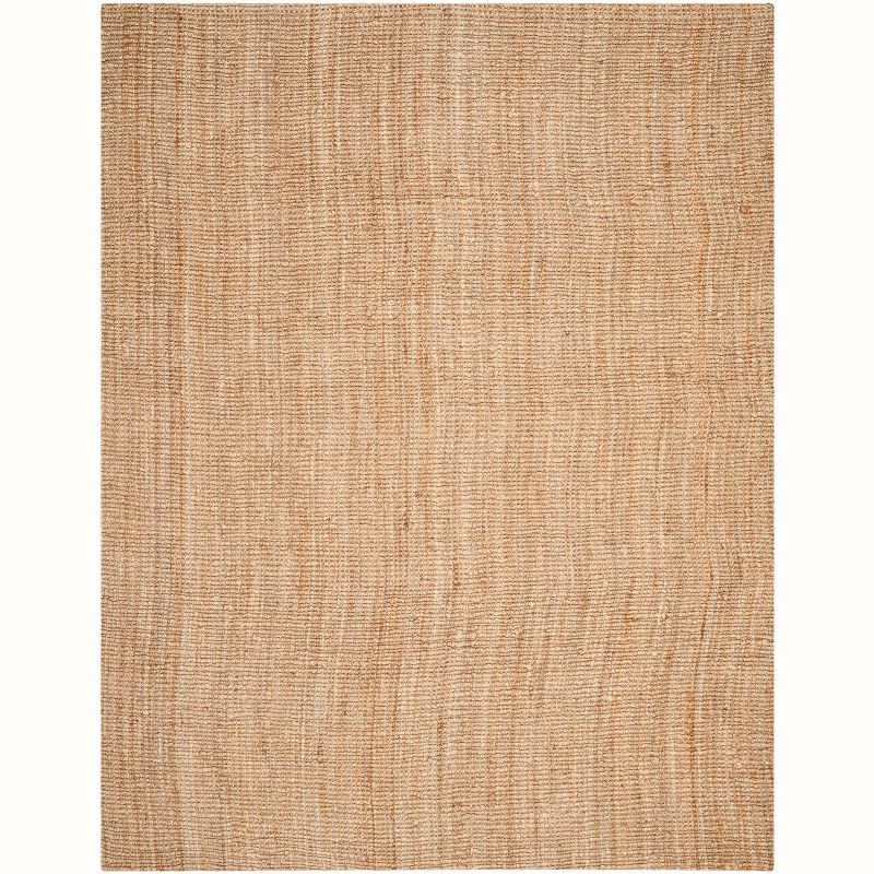 Serena Hand-Knotted Beige Jute Area Rug 7'6" x 9'6"