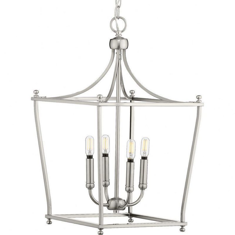 Parkhurst Brushed Nickel 4-Light Lantern Pendant