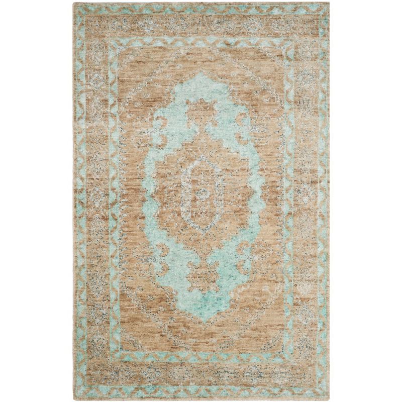 Tangier Hand-Knotted Wool and Viscose Area Rug