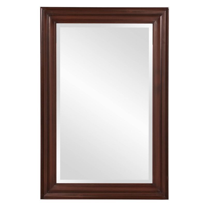 George Chocolate Brown Wood Framed Full Length Mirror