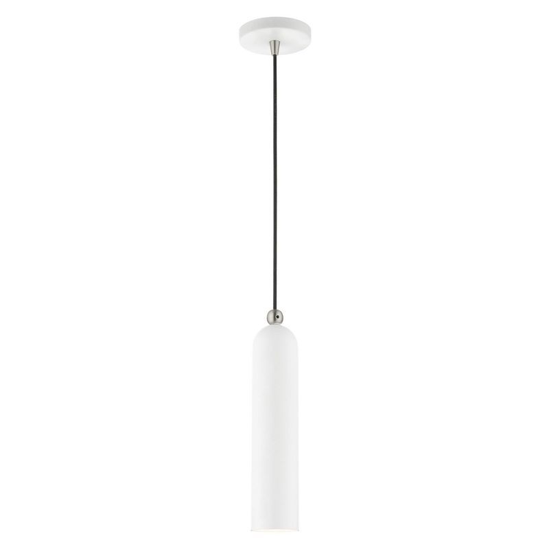 Ardmore Chic Mid-Century Modern White Pendant Light