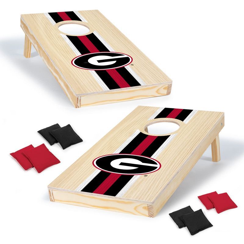 Georgia Bulldogs 1'x2' Solid Wood Cornhole Set with Bean Bags